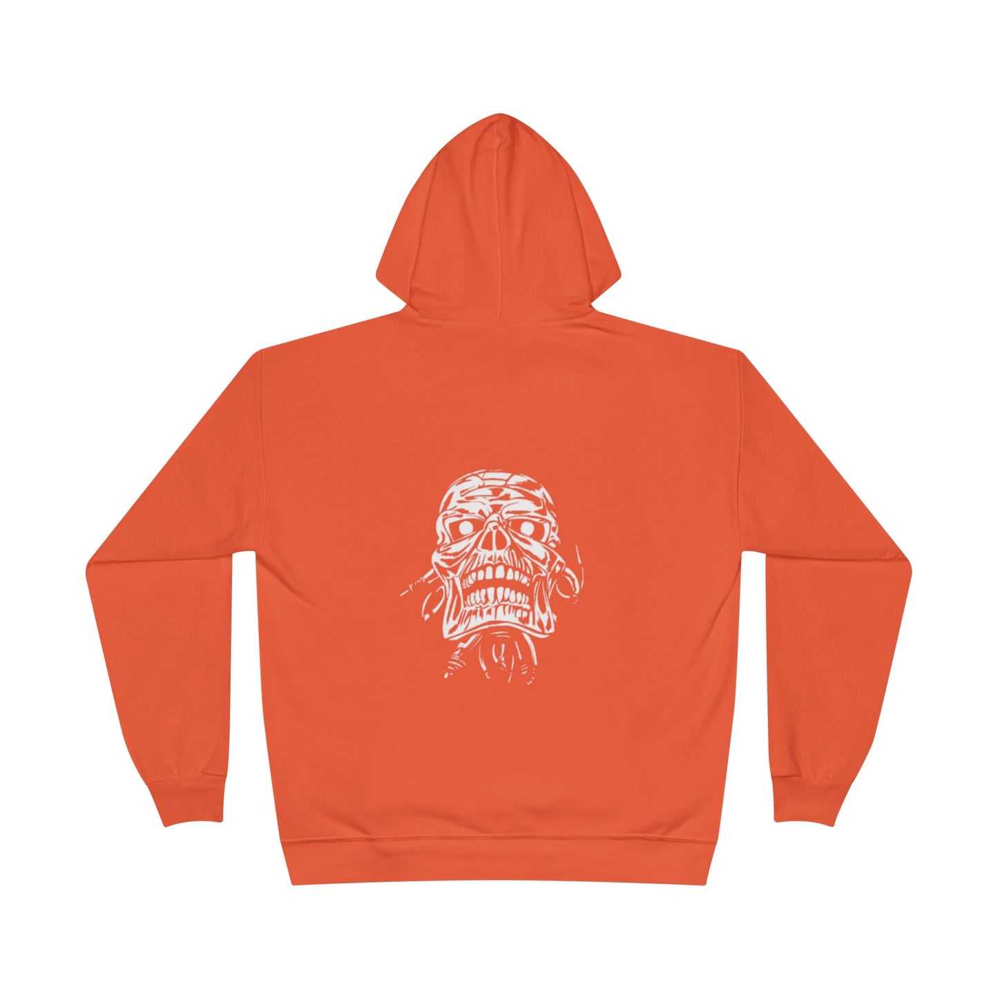 Men Gothic Hoodie, Eco-Friendly Sweatshirt, Skull Art Design, Unique Gift for Him