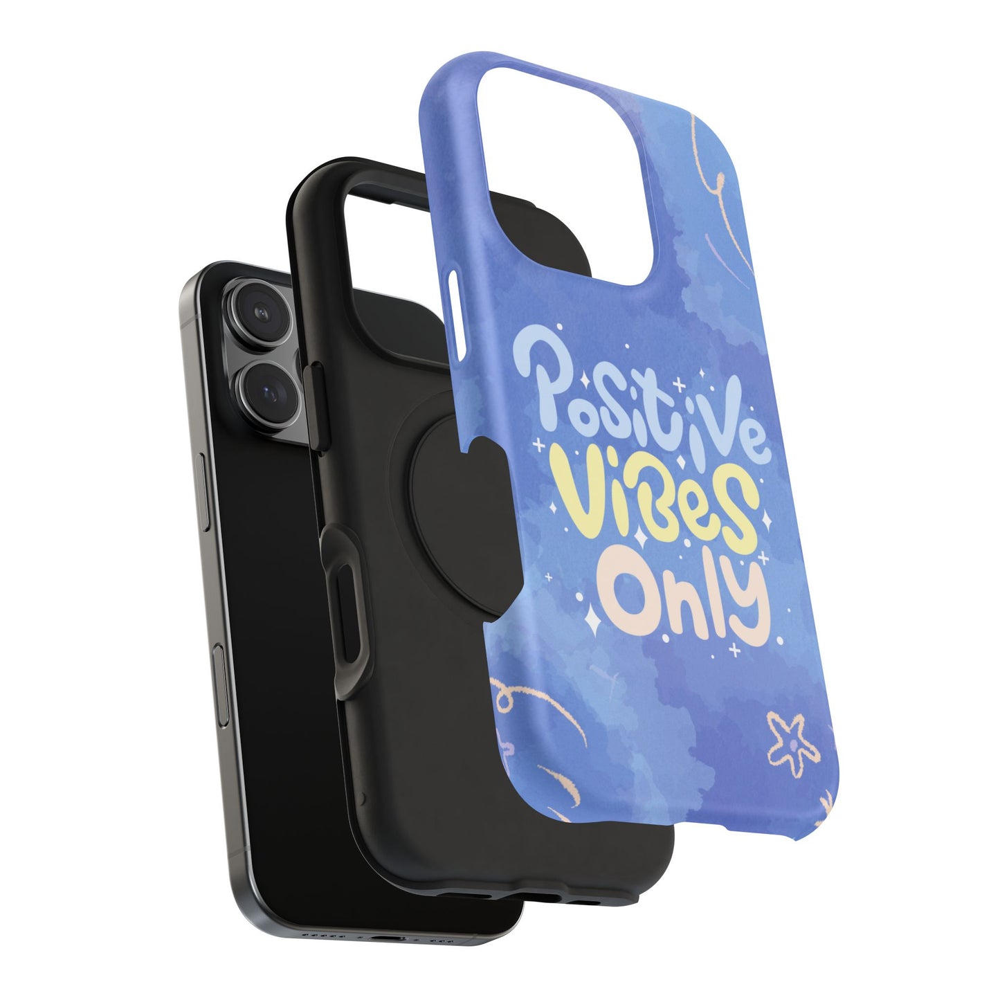 Positive Vibes Phone Case: Durable, Unique Accessories, Phone Protection