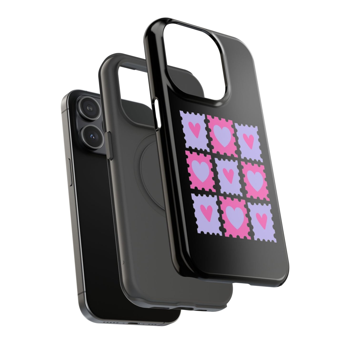 Heartfelt Impact-Resistant Phone Case | Cute , Durable Phone Cover, Stylish Protector, Unique Love Design, Heart Theme