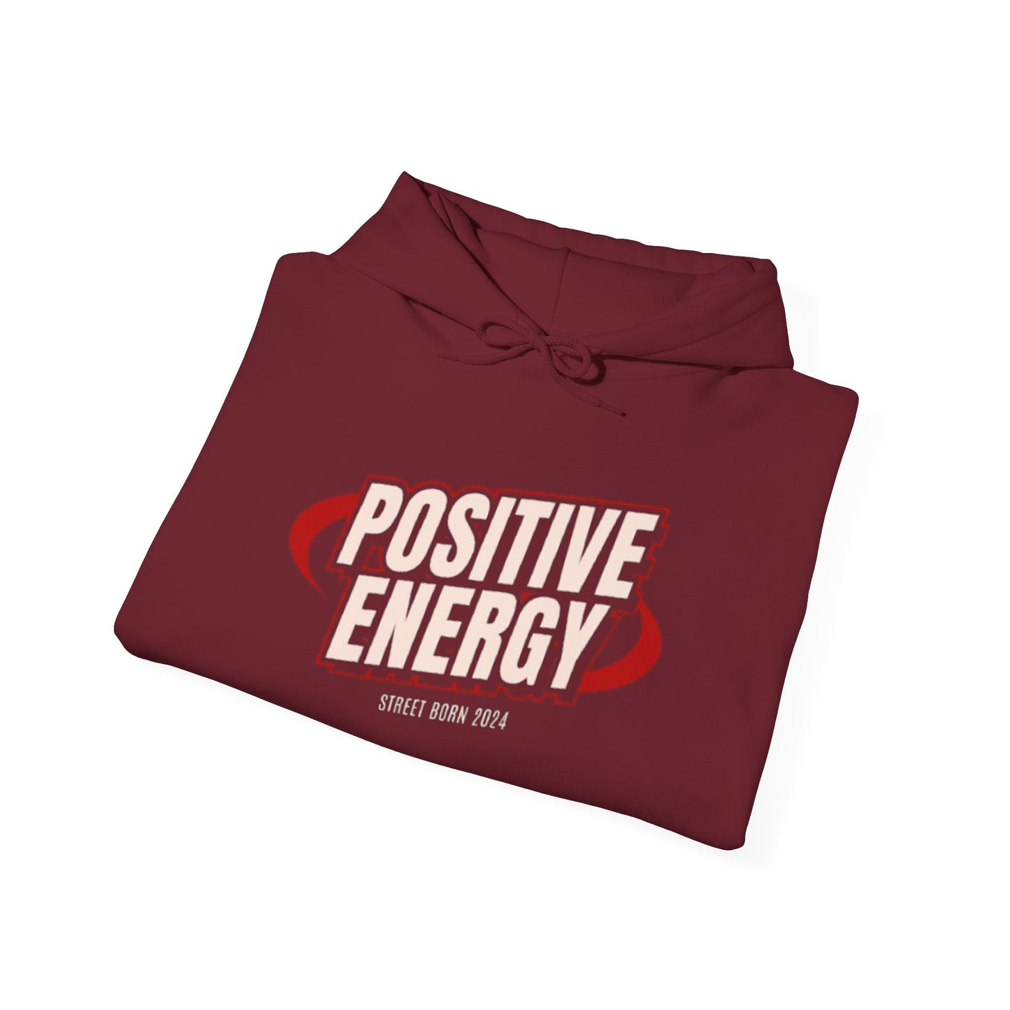 Positive Energy Men Heavy Blend™ Hoodie - Cozy Sweatshirt , Perfect Gift for Holidays, Chill Vibes