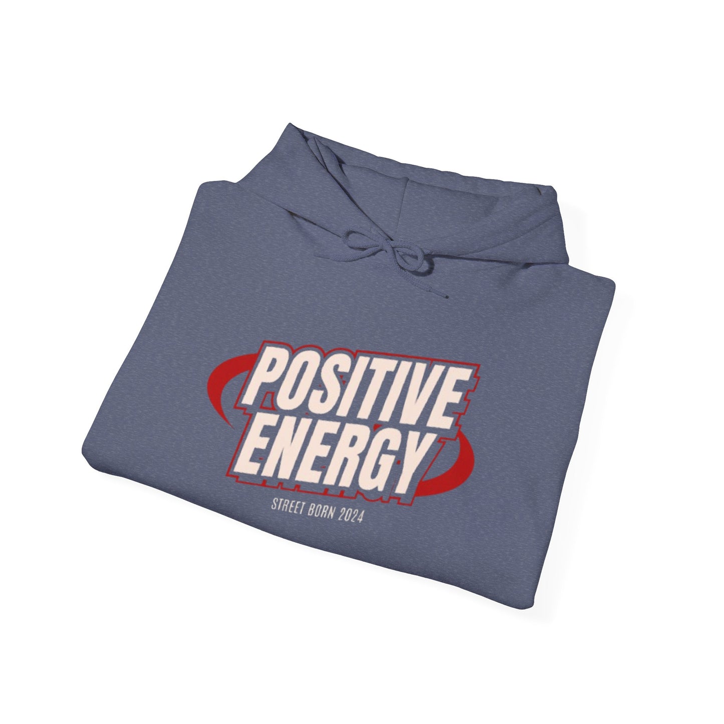 Positive Energy Men Heavy Blend™ Hoodie - Cozy Sweatshirt , Perfect Gift for Holidays, Chill Vibes