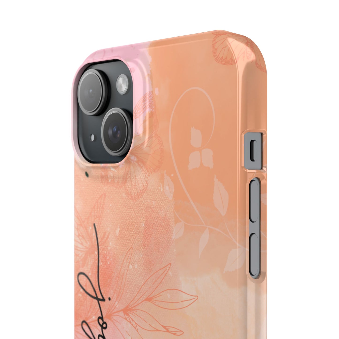Joyful Slim Phone Case | Floral Design | Gifts for Her | Birthday | Everyday Style | Phone Accessory | Trendy Slim Cases