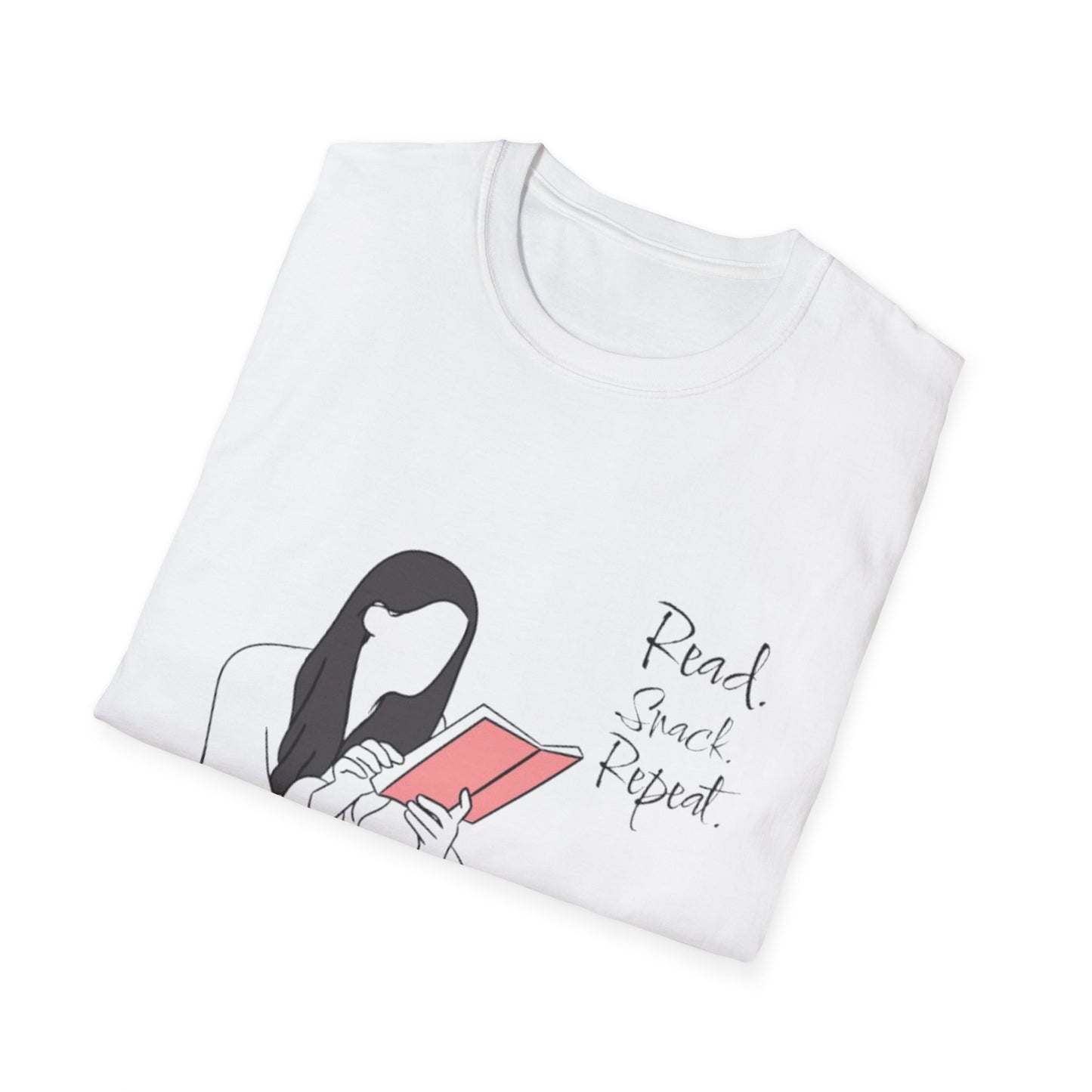 Cozy Reading T-Shirt,Book Lover Shirt, Read Snack Repeat Tee, Casual Gift for Literature Fans, Bookish Apparel, Perfect for Holidays