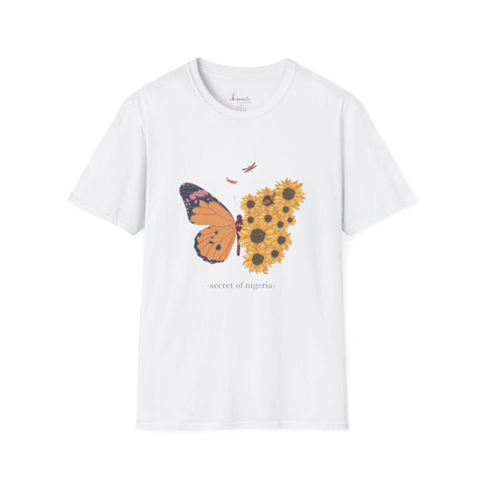 Women Softstyle T-Shirt| Butterfly, Summer Fashion, Daily wear
