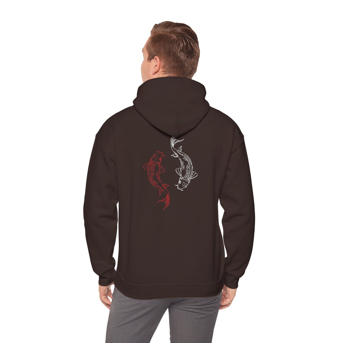 Positive Energy Men Heavy Blend™ Hoodie - Cozy Sweatshirt , Perfect Gift for Holidays, Chill Vibes