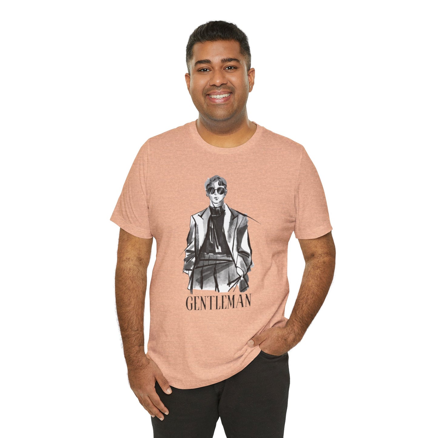 Gentleman Graphic Tee, Cool  Wear, Gift for Men, Stylish Streetwear, Men Fashion Shirt, Trendy Summer Top