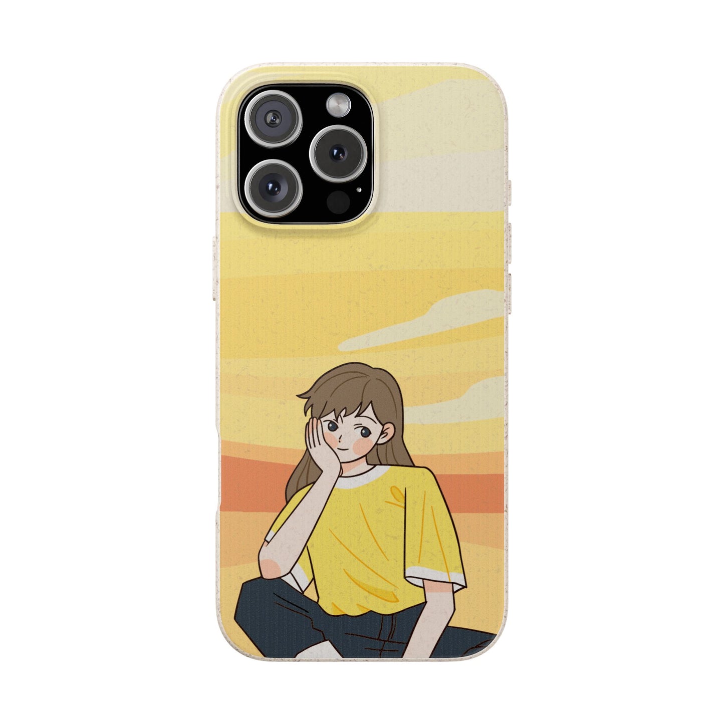 Eco-Friendly Phone Case with Sunset Girl Design, Biodegradable Cell Phone Cover for Teens, Unique Gift for Nature Lovers, Sustainable [...]