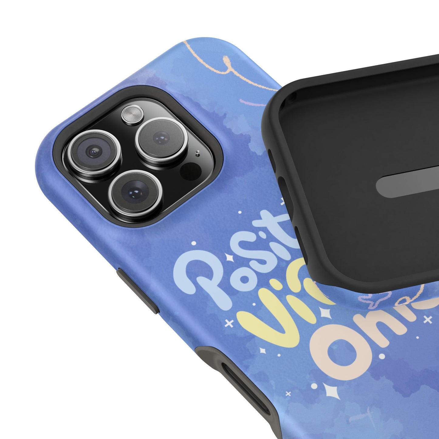 Positive Vibes Phone Case: Durable, Unique Accessories, Phone Protection