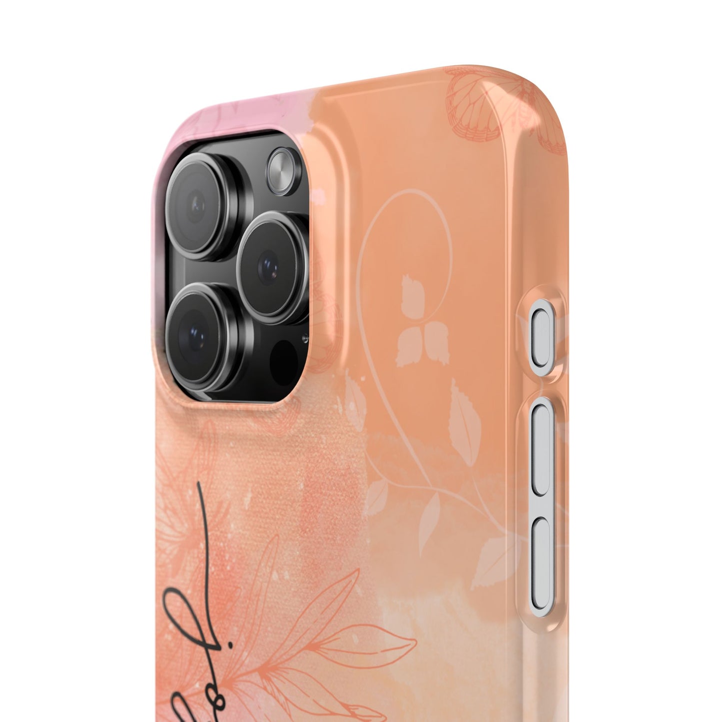 Joyful Slim Phone Case | Floral Design | Gifts for Her | Birthday | Everyday Style | Phone Accessory | Trendy Slim Cases