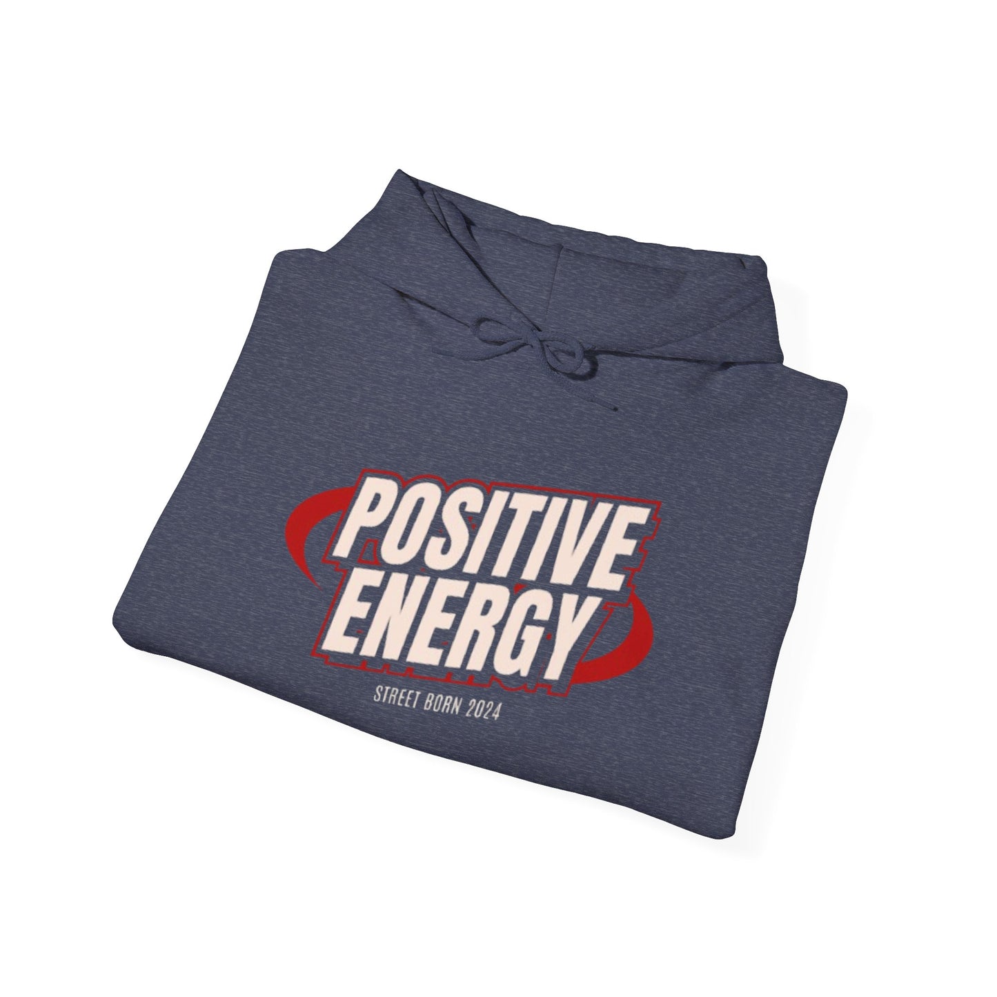 Positive Energy Men Heavy Blend™ Hoodie - Cozy Sweatshirt , Perfect Gift for Holidays, Chill Vibes