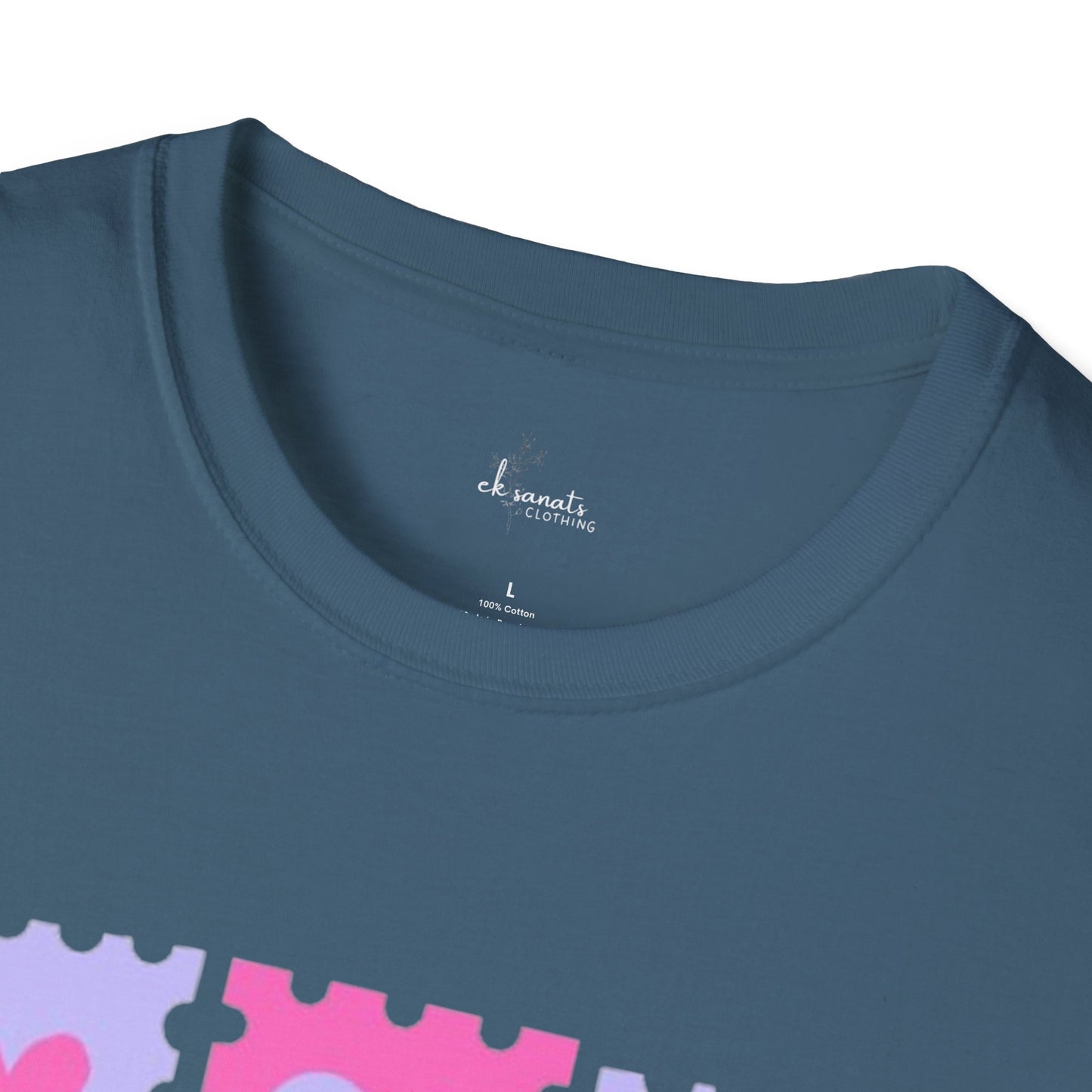 Heart Stamp Softstyle T-Shirt |Women Tee for Valentine's Day, Birthday Gift, Casual Wear