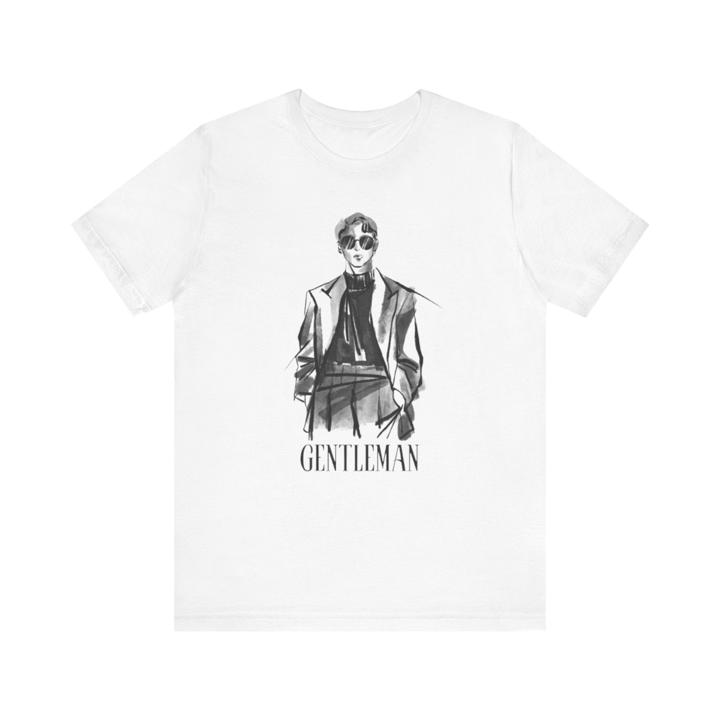 Gentleman Graphic Tee, Cool  Wear, Gift for Men, Stylish Streetwear, Men Fashion Shirt, Trendy Summer Top