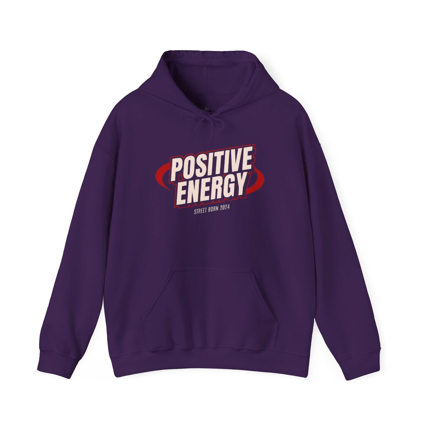 Positive Energy Men Heavy Blend™ Hoodie - Cozy Sweatshirt , Perfect Gift for Holidays, Chill Vibes