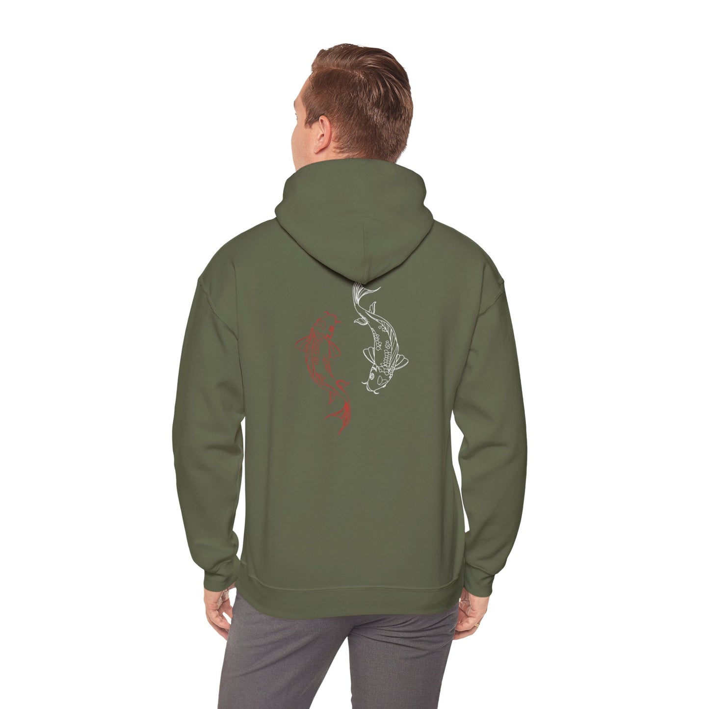 Positive Energy Men Heavy Blend™ Hoodie - Cozy Sweatshirt , Perfect Gift for Holidays, Chill Vibes