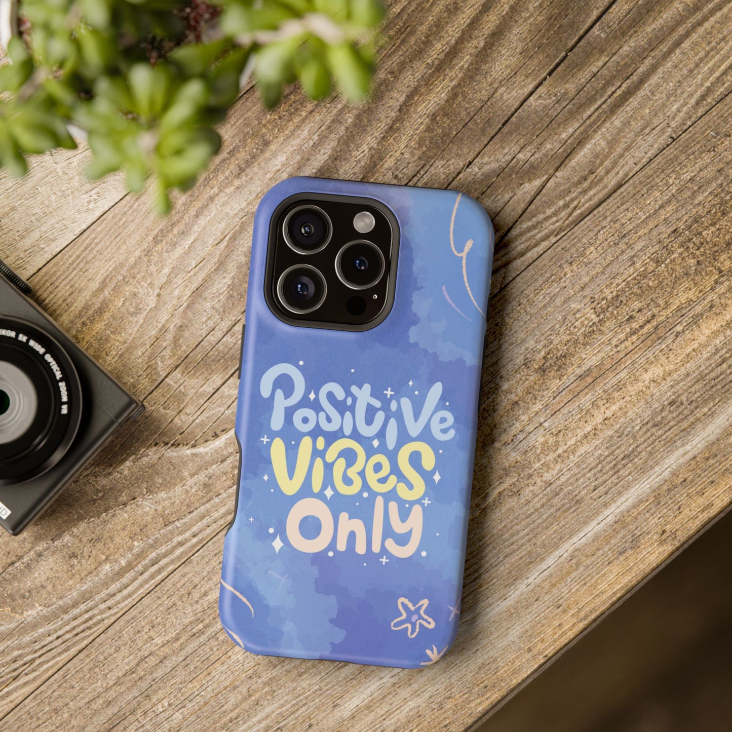 Positive Vibes Phone Case: Durable, Unique Accessories, Phone Protection