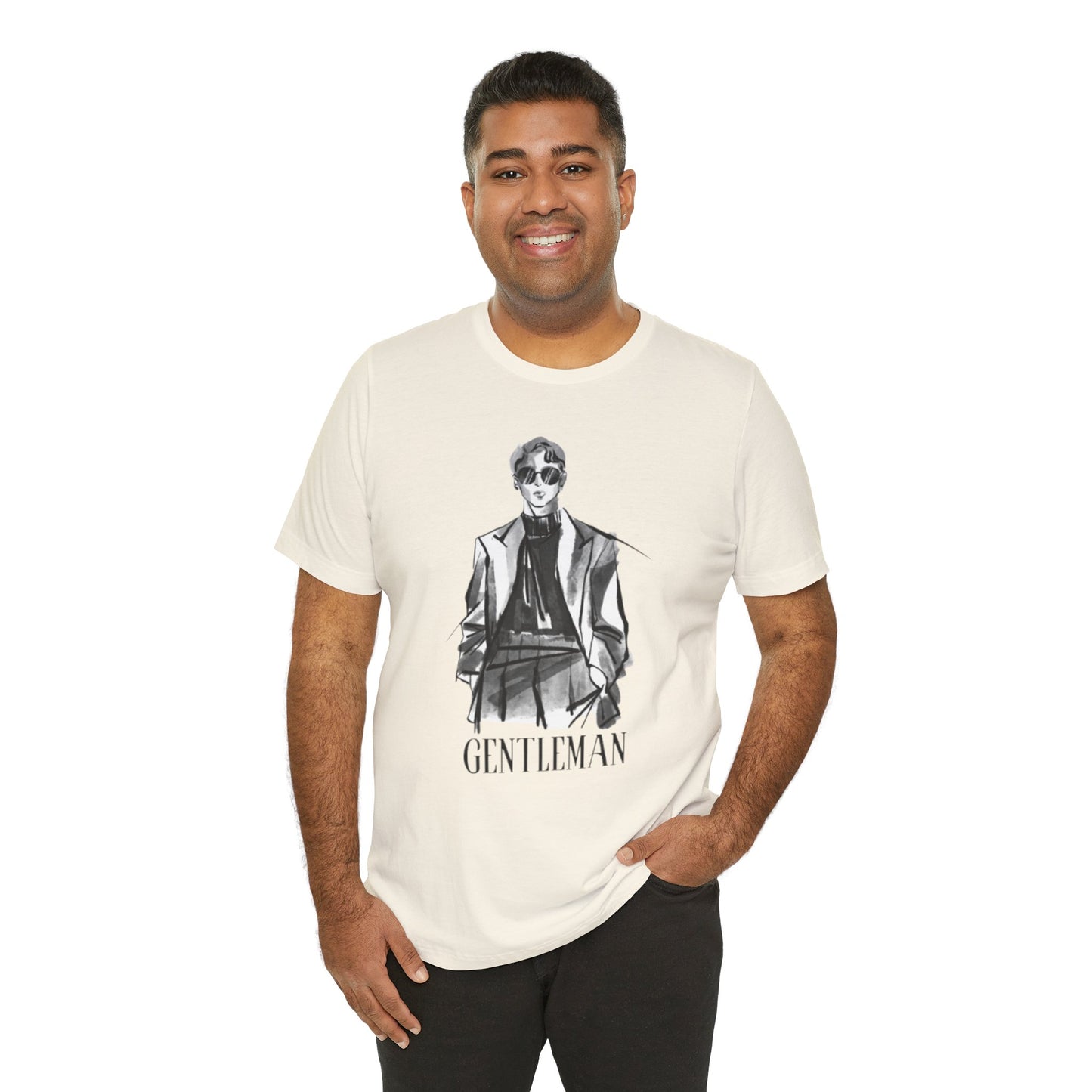 Gentleman Graphic Tee, Cool  Wear, Gift for Men, Stylish Streetwear, Men Fashion Shirt, Trendy Summer Top