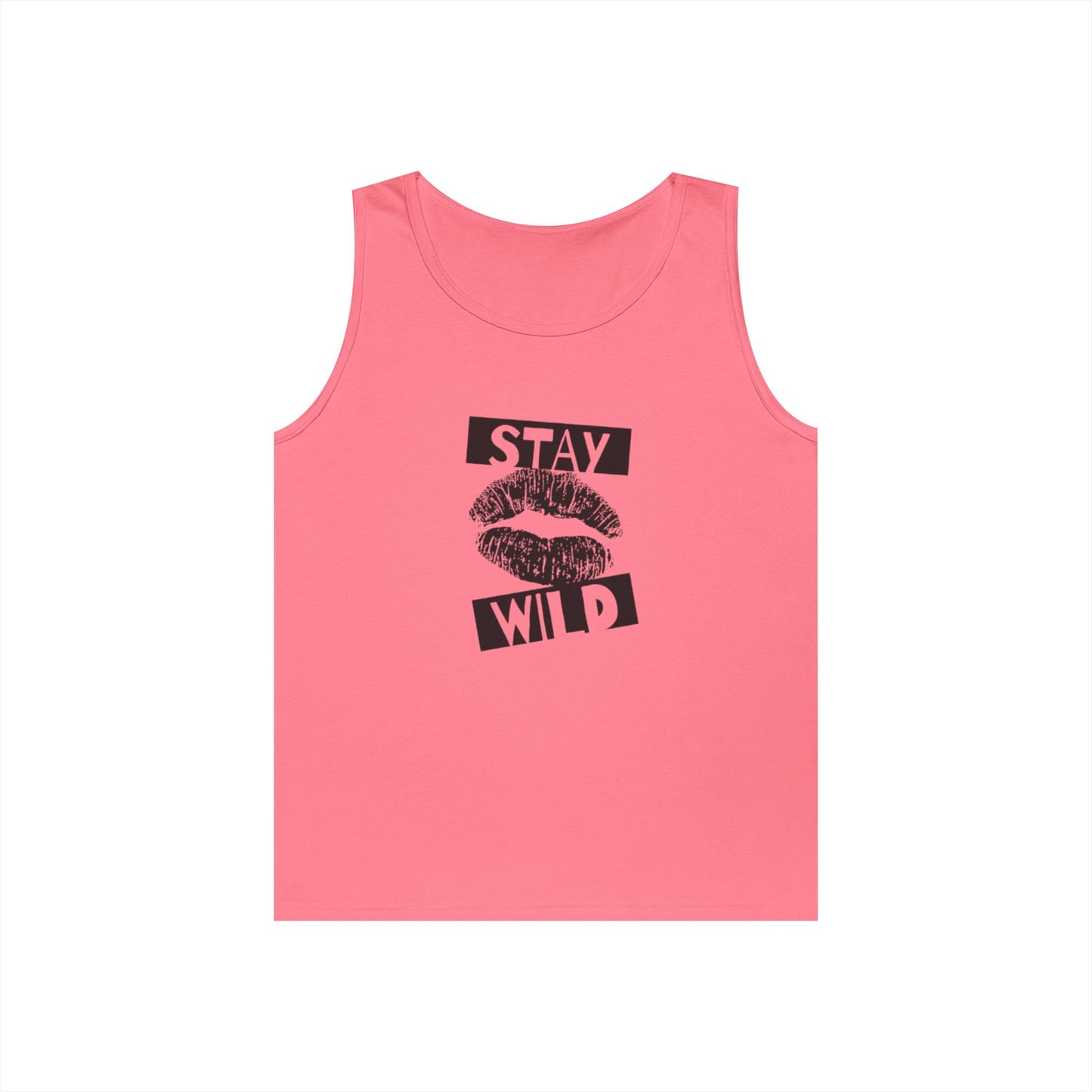 Stay Wild Women Heavy Cotton Tank Top | Summer Fashion, Casual Wear, Festival Outfit, Beach Essentials