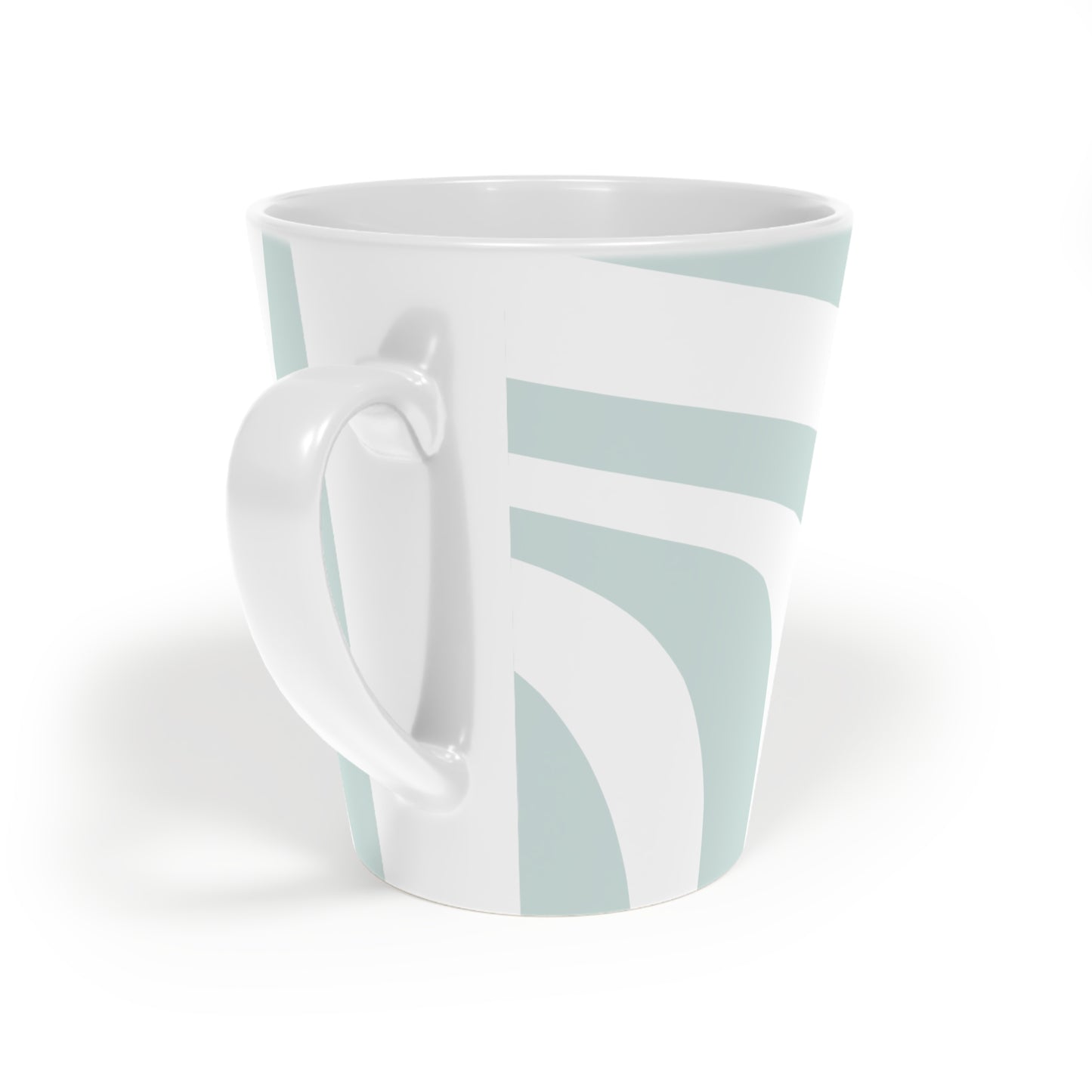 Latte Mug - Flower Design, Coffee Cup, Cute Gift, Home Decor, Tea Lover's Mug