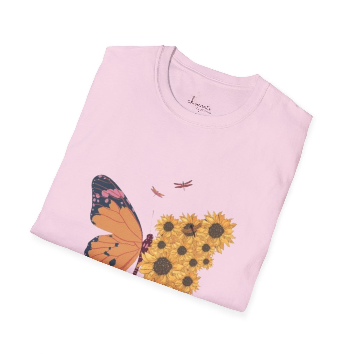 Women Softstyle T-Shirt| Butterfly, Summer Fashion, Daily wear