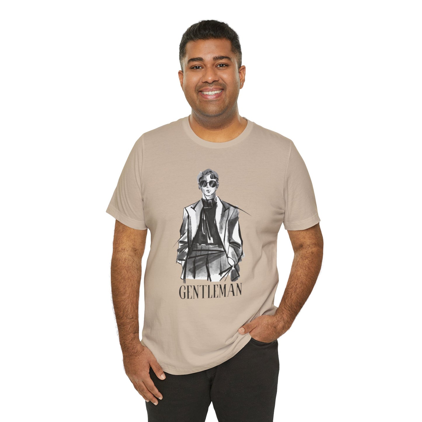 Gentleman Graphic Tee, Cool  Wear, Gift for Men, Stylish Streetwear, Men Fashion Shirt, Trendy Summer Top