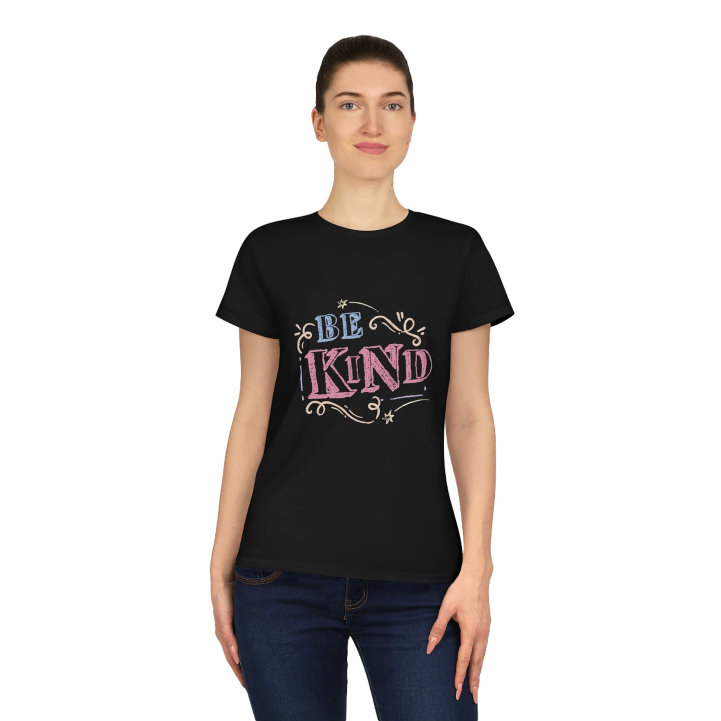 Ladies' Be Kind Cotton T-Shirt -  Tee, Gift for Friends, Casual Wear, Positive Vibes, Everyday Comfort