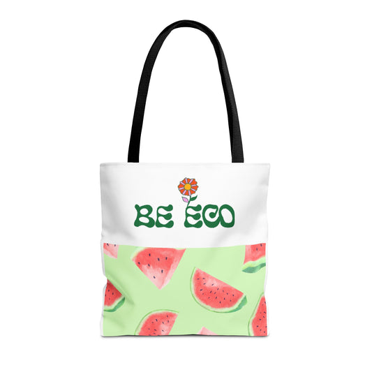 Eco-Friendly Print Tote Bag, Sustainable Summer Accessory, Reusable Grocery Bag, Gift for Eco-Conscious Friends, Beach Bag