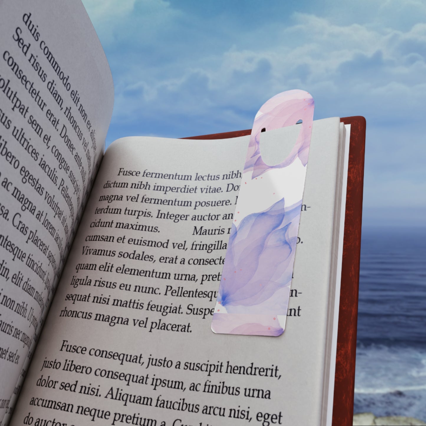 Elegant Floral Bookmark - Stylish Page Marker, Gifts for Readers, Stationery Accessory, Perfect for Reading, Journaling