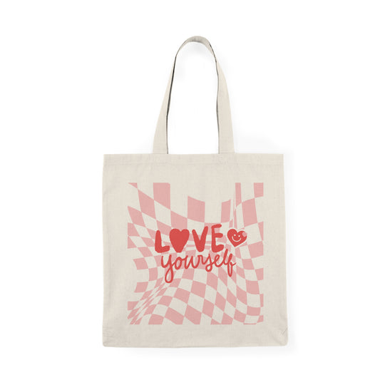 Love Yourself Tote Bag - Cute Eco-Friendly Shopping Bag, Gift for Friends, Sustainable Fashion