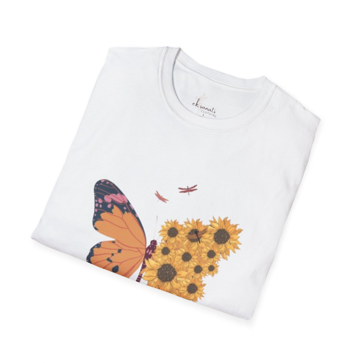 Women Softstyle T-Shirt| Butterfly, Summer Fashion, Daily wear