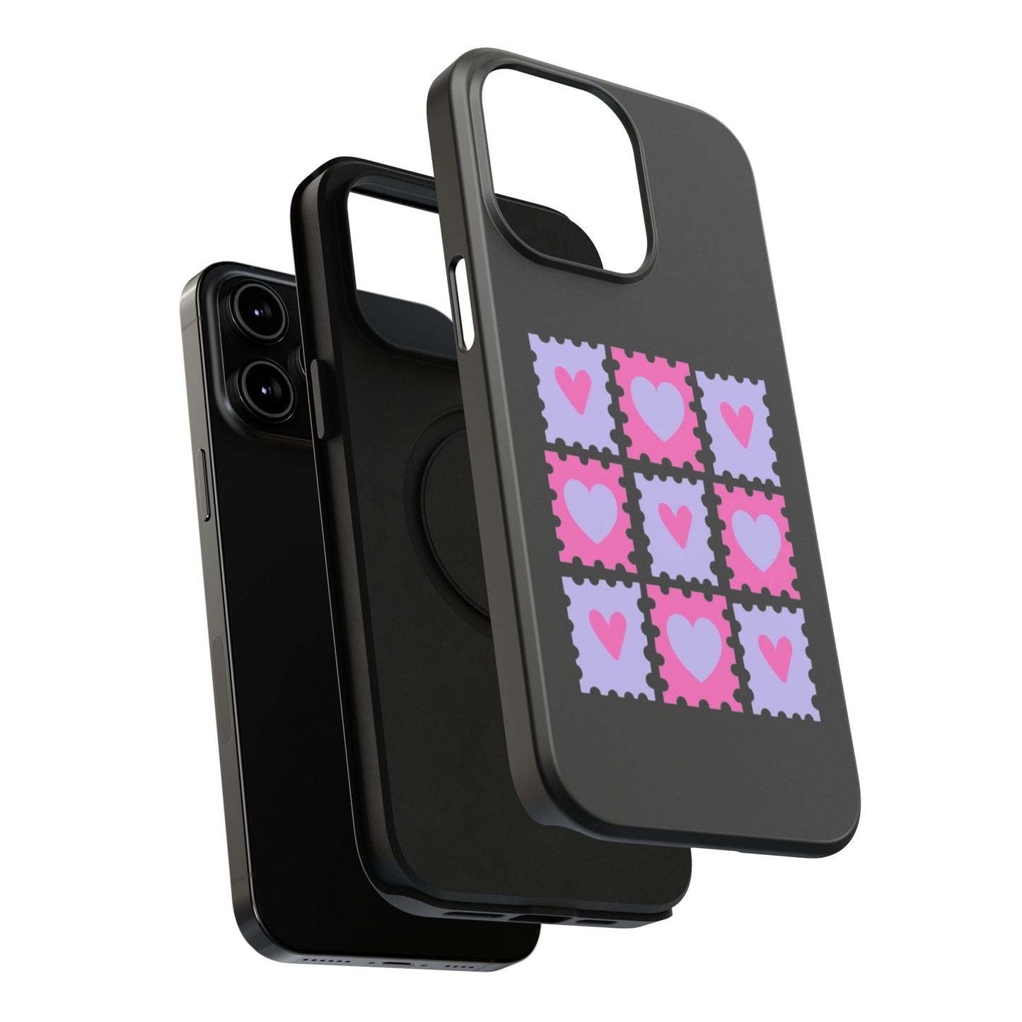 Heartfelt Impact-Resistant Phone Case | Cute , Durable Phone Cover, Stylish Protector, Unique Love Design, Heart Theme