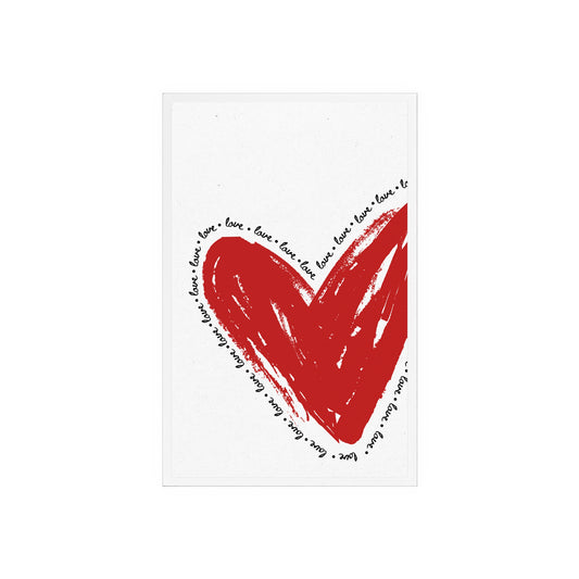 Heartfelt Acrylic Sign with Wooden Stand | Home Decor, Gift for Loved Ones, Valentine's Day, Anniversary, Romantic Display