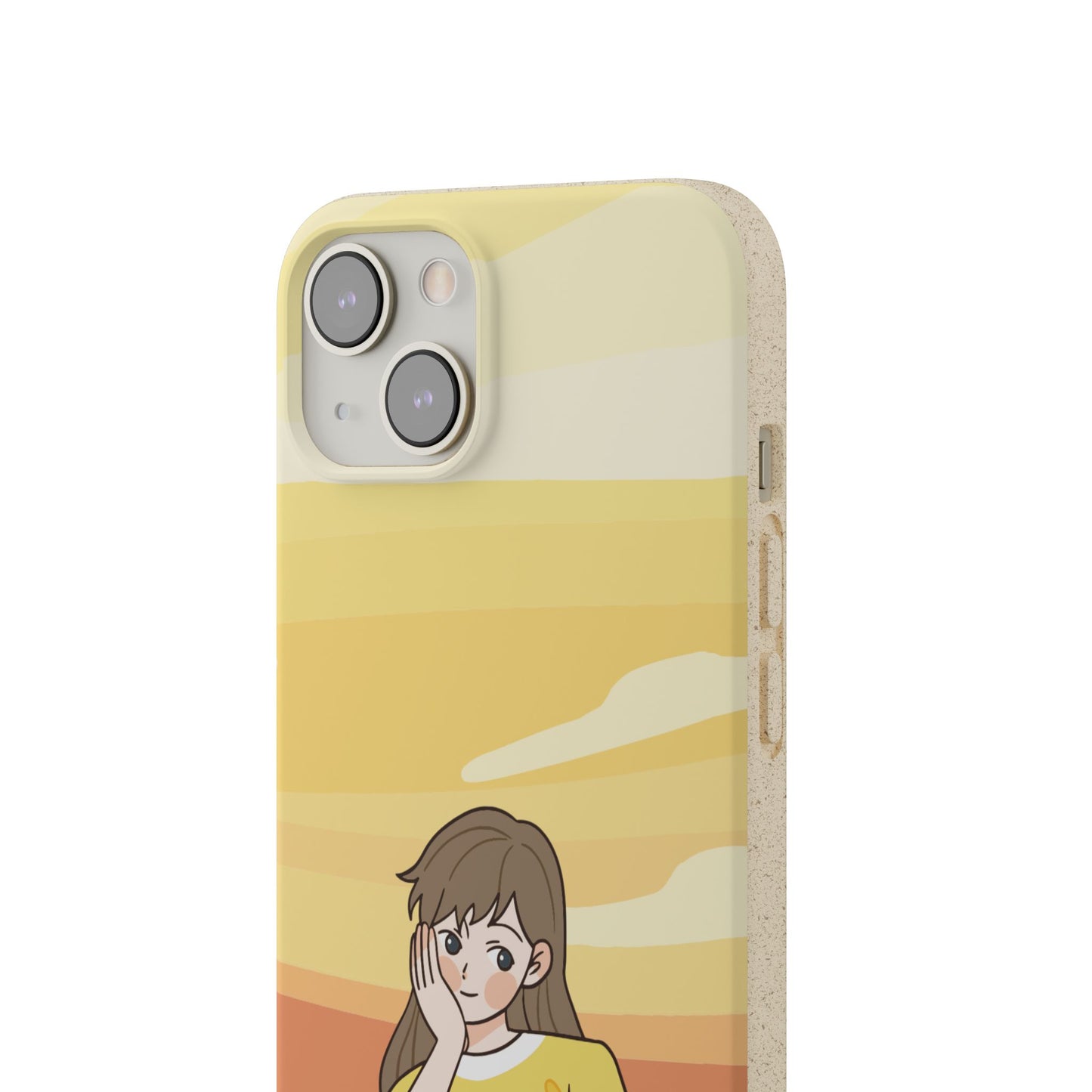 Eco-Friendly Phone Case with Sunset Girl Design, Biodegradable Cell Phone Cover for Teens, Unique Gift for Nature Lovers, Sustainable [...]
