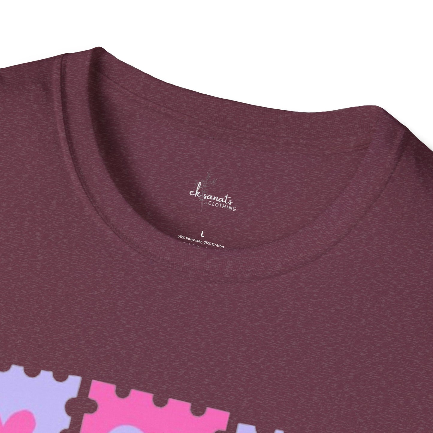 Heart Stamp Softstyle T-Shirt |Women Tee for Valentine's Day, Birthday Gift, Casual Wear