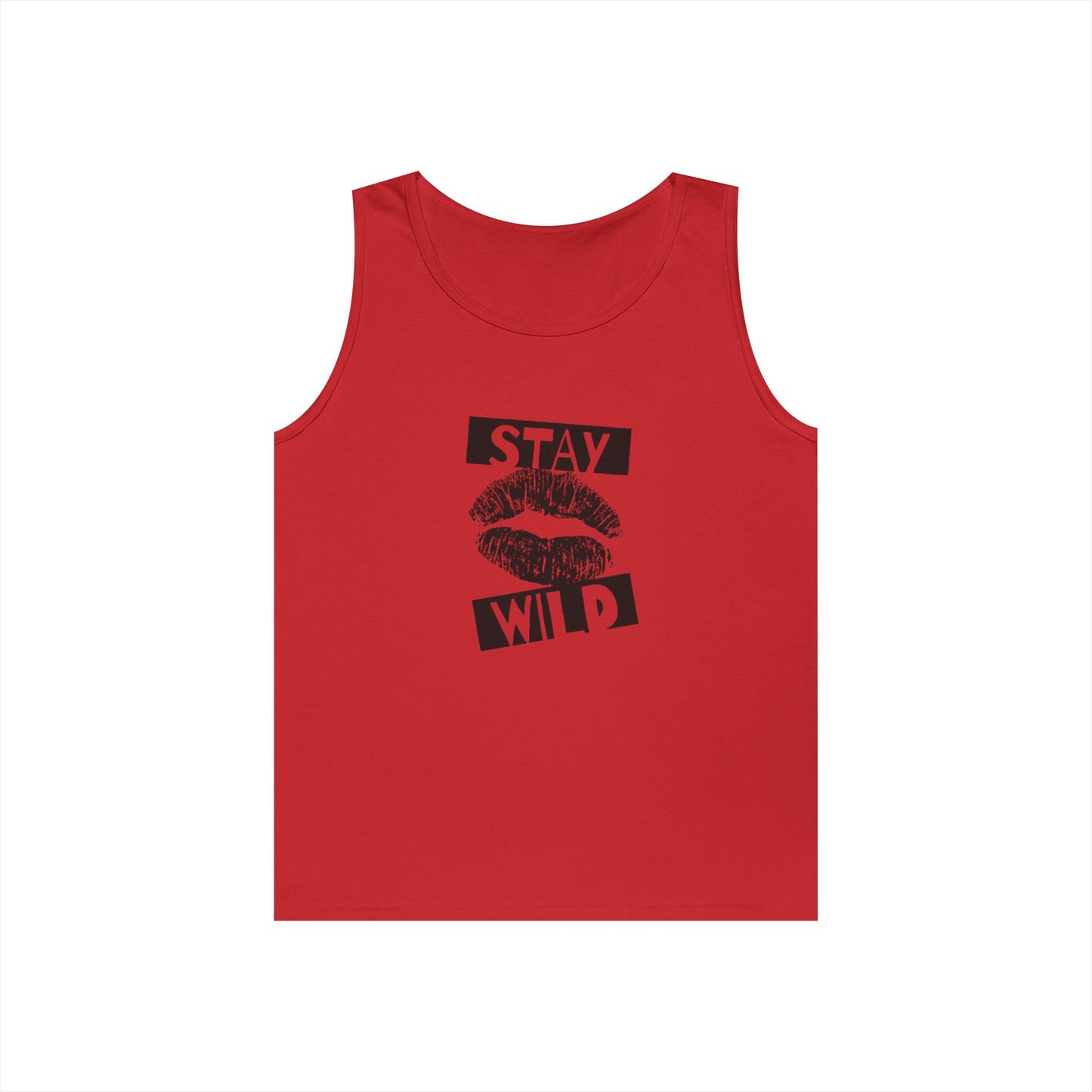 Stay Wild Women Heavy Cotton Tank Top | Summer Fashion, Casual Wear, Festival Outfit, Beach Essentials