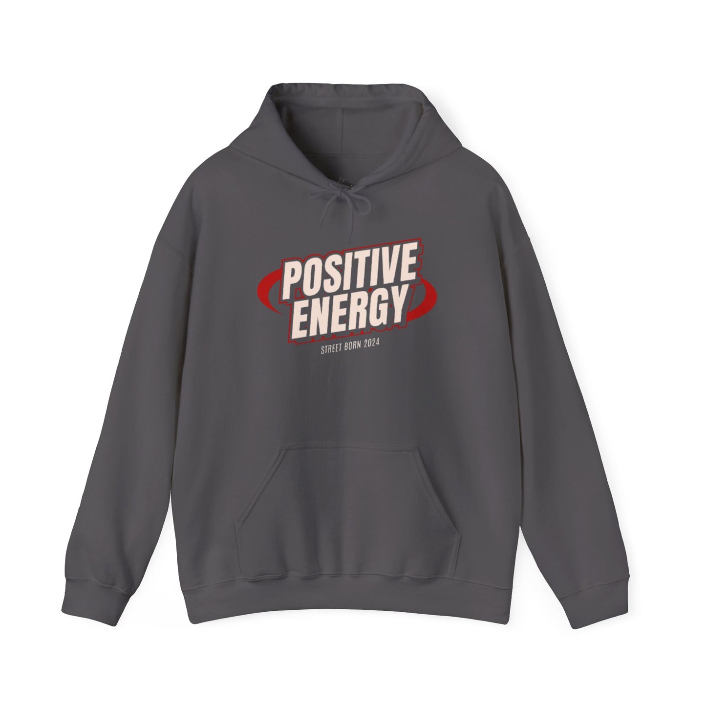 Positive Energy Men Heavy Blend™ Hoodie - Cozy Sweatshirt , Perfect Gift for Holidays, Chill Vibes