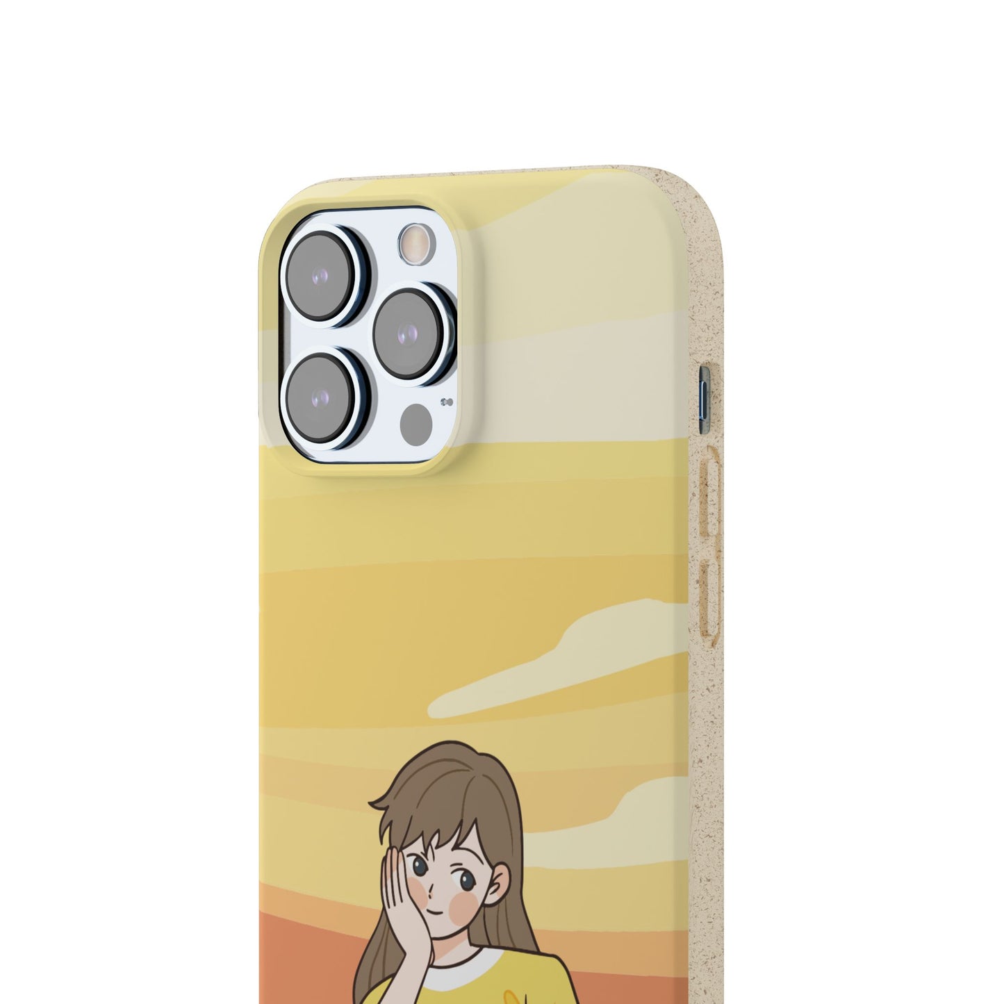 Eco-Friendly Phone Case with Sunset Girl Design, Biodegradable Cell Phone Cover for Teens, Unique Gift for Nature Lovers, Sustainable [...]