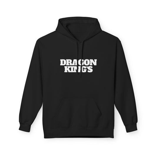 Dragon King's Fleece Hoodie, Cozy Men Hoodie, Gift for Gamers, Casual Wear, Halloween Costume, Stylish Gift